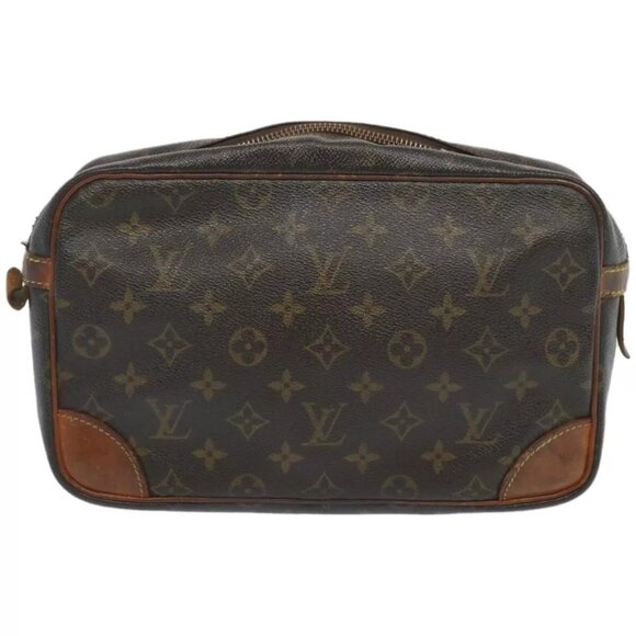 LOUIS VUITTON Monogram Compiegne 28 Clutch Bag - Picture 2 of 16